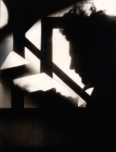 Vortograph of Ezra Pound by Alvin Langdon Coburn